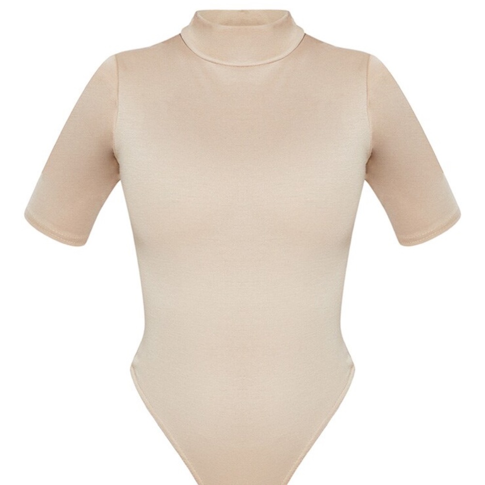 STONE HIGH NECK THONG BODYSUIT (USED)